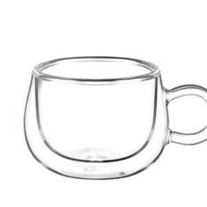 4 oz Double Wall Glass- Espresso Coffee Glass Cup