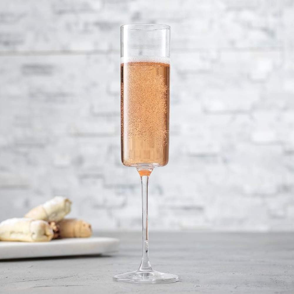 6oz Champagne Flute by Lead Free Crystal Glass - Image 4