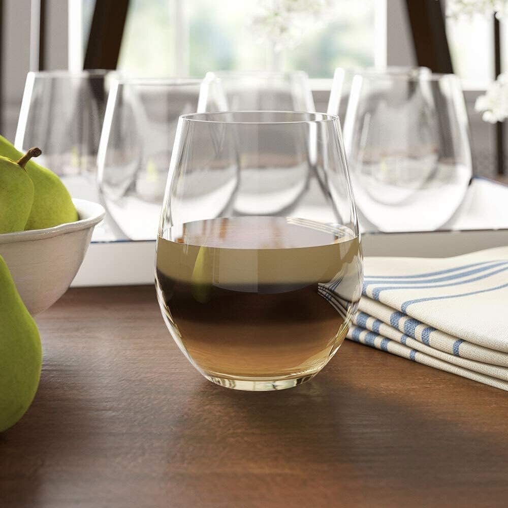 15oz Stemless Wine Glass for Red White Wine - Image 4