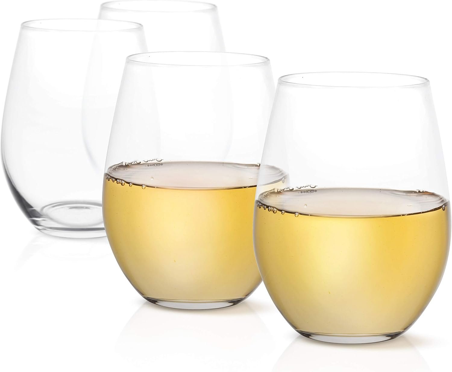 19oz Stemless Wine Glass for Red & White Wine - Image 3