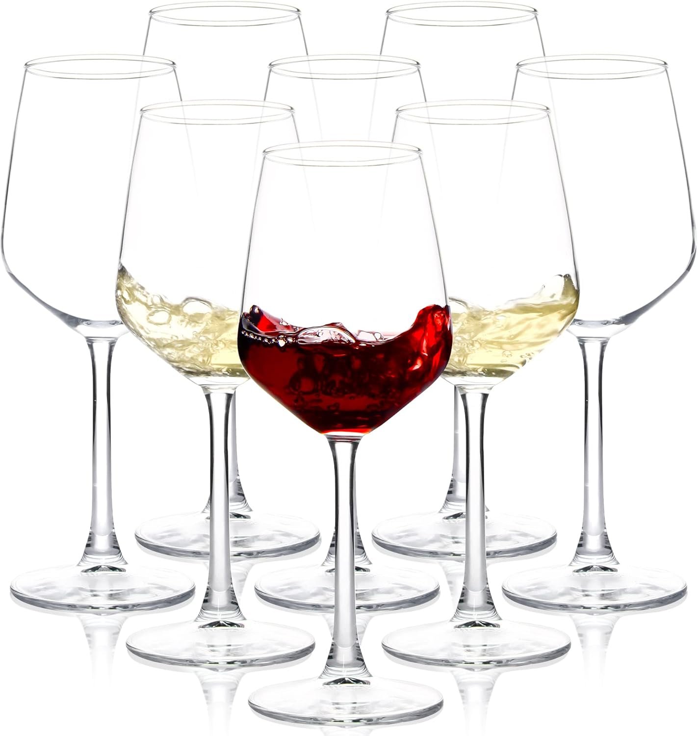 12oz Clear Long Stem Red/White Wine Glass