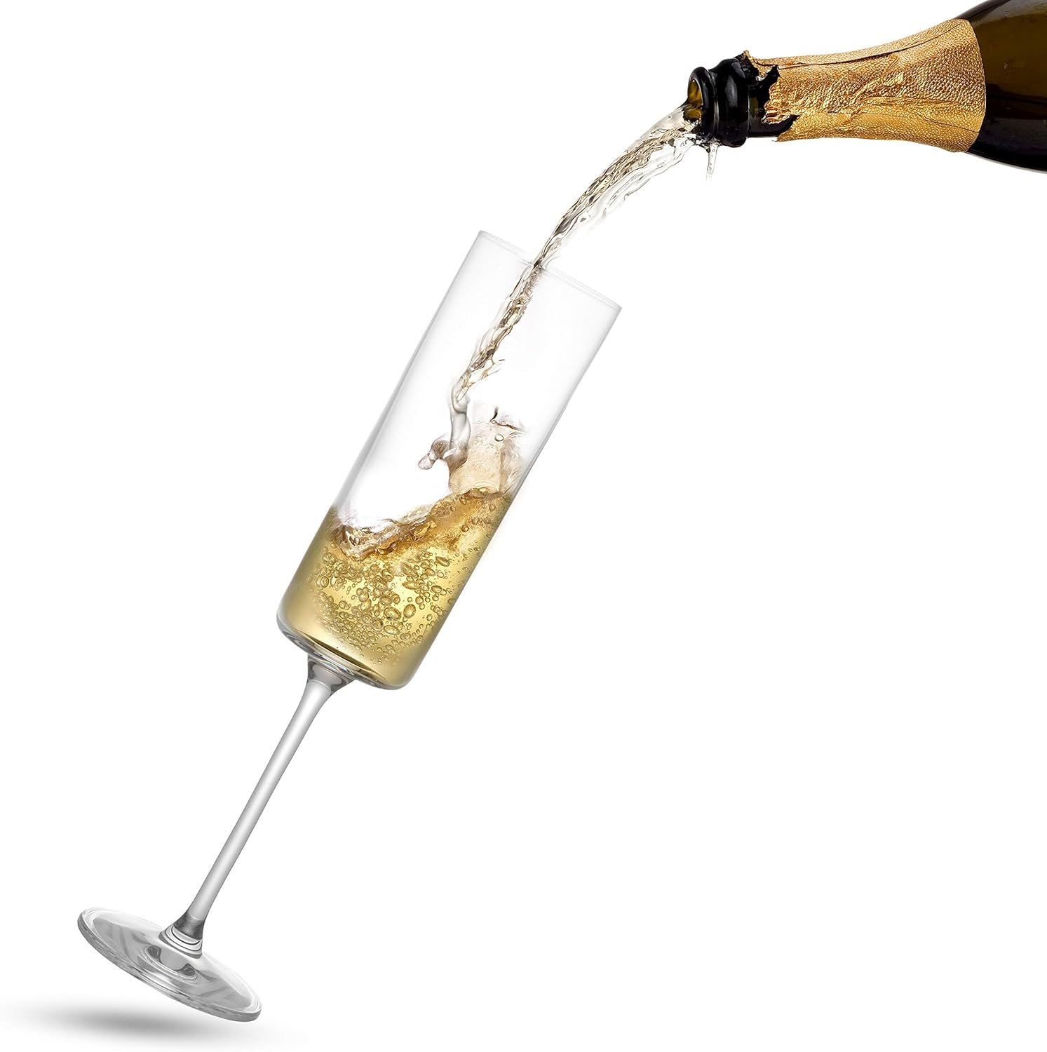6oz Champagne Flute by Lead Free Crystal Glass - Image 3