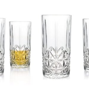 12oz Texture Design Highball Glass