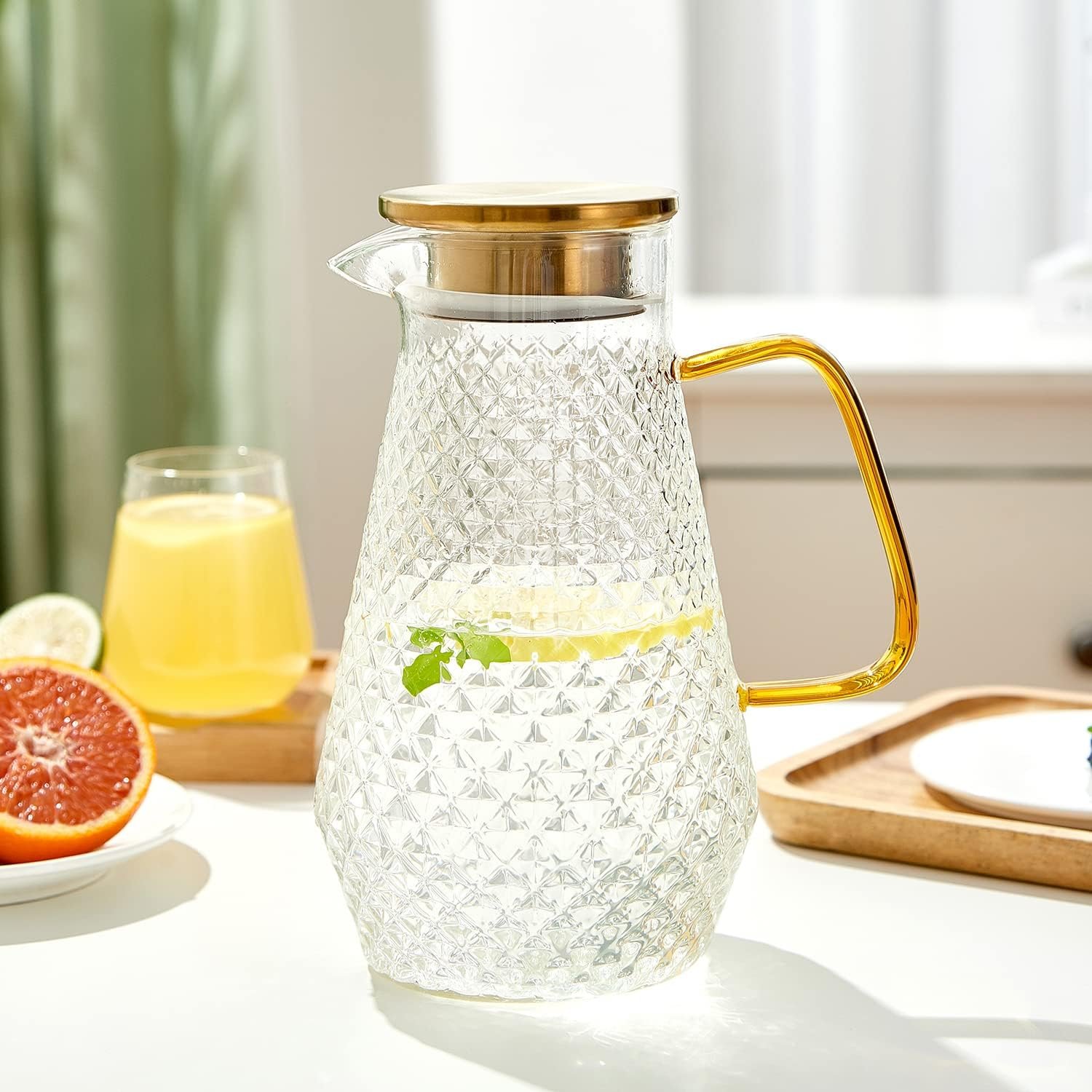 Glass Pitcher, 50oz/1.5L - Image 4
