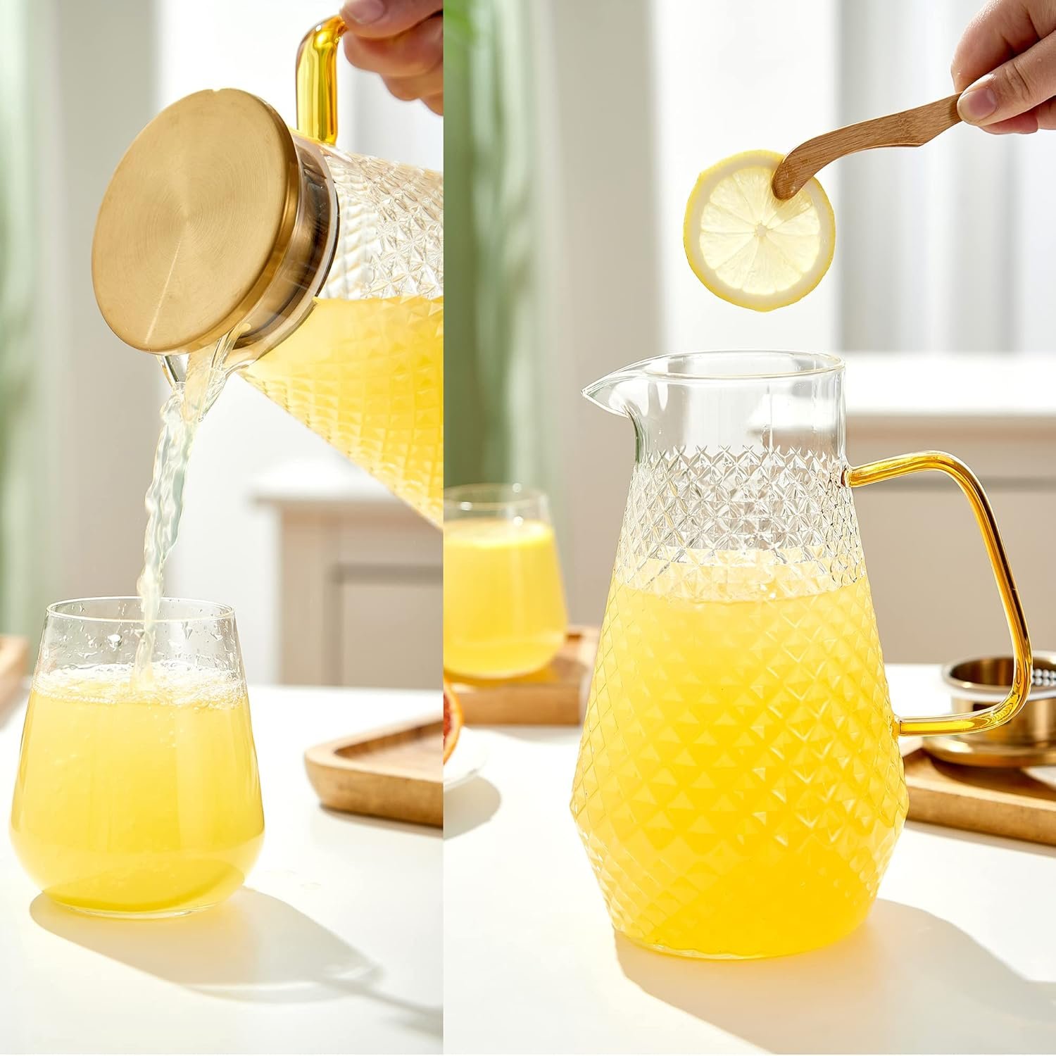 Glass Pitcher, 50oz/1.5L - Image 3