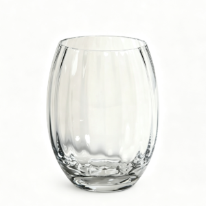 16.2oz Stemless Ribbed Glass