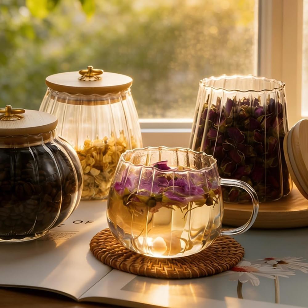 12 oz Glass Coffee Mug - Image 3