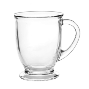15oz Clear Large Coffee Mug With Handle