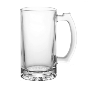 500ml Beer Drinking Glass with Traditional Stein For Bar, Alcohol or Beverages