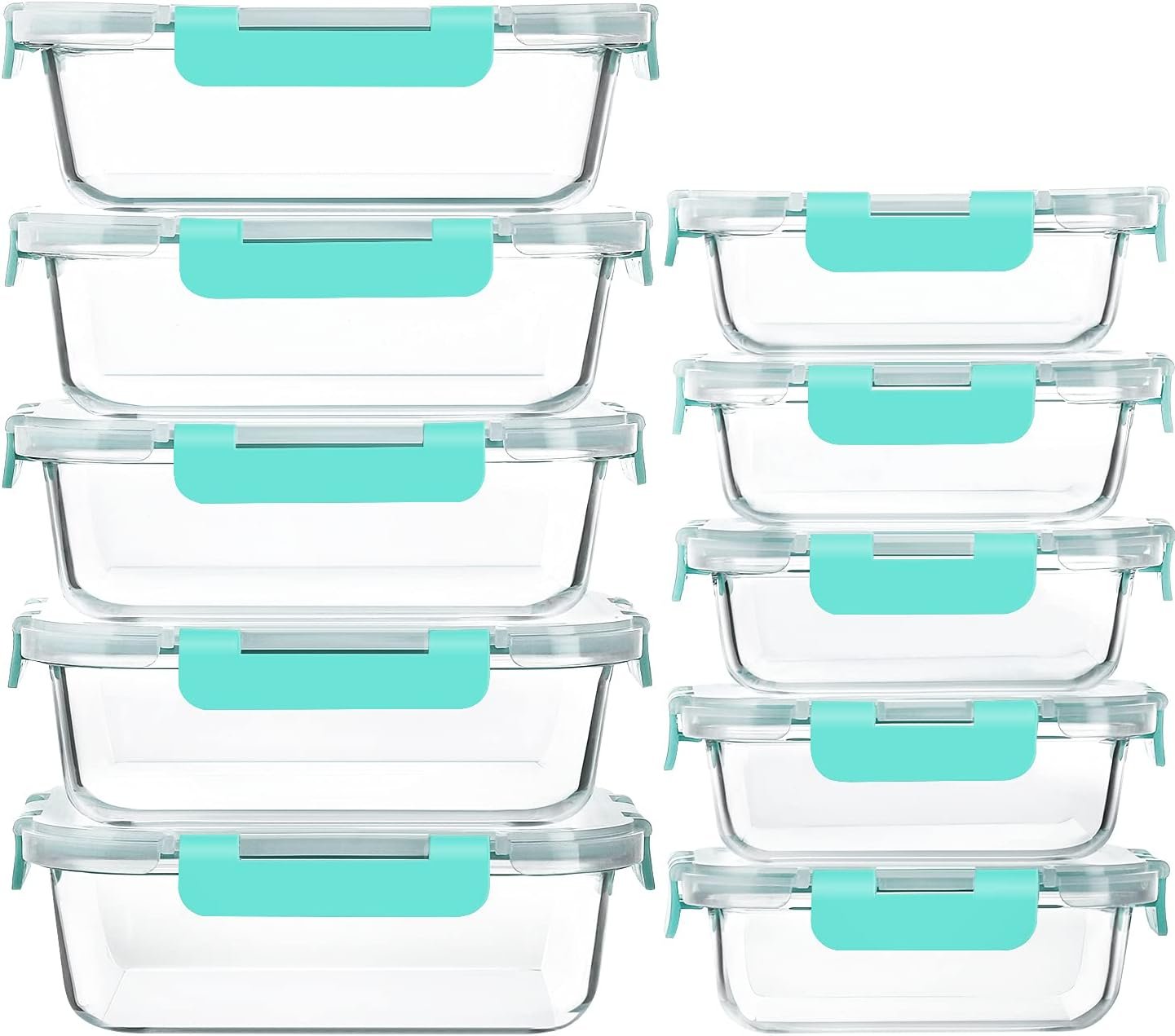 Micro Food Storage Containers with Snap Locking Lids - Image 4