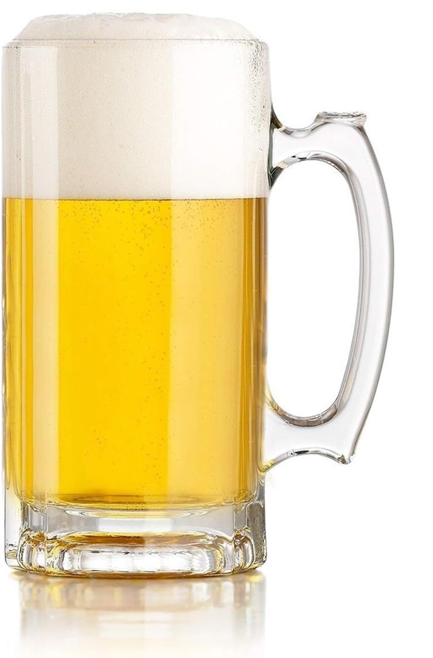 500ml Beer Drinking Glass with Traditional Stein For Bar, Alcohol or Beverages - Image 2