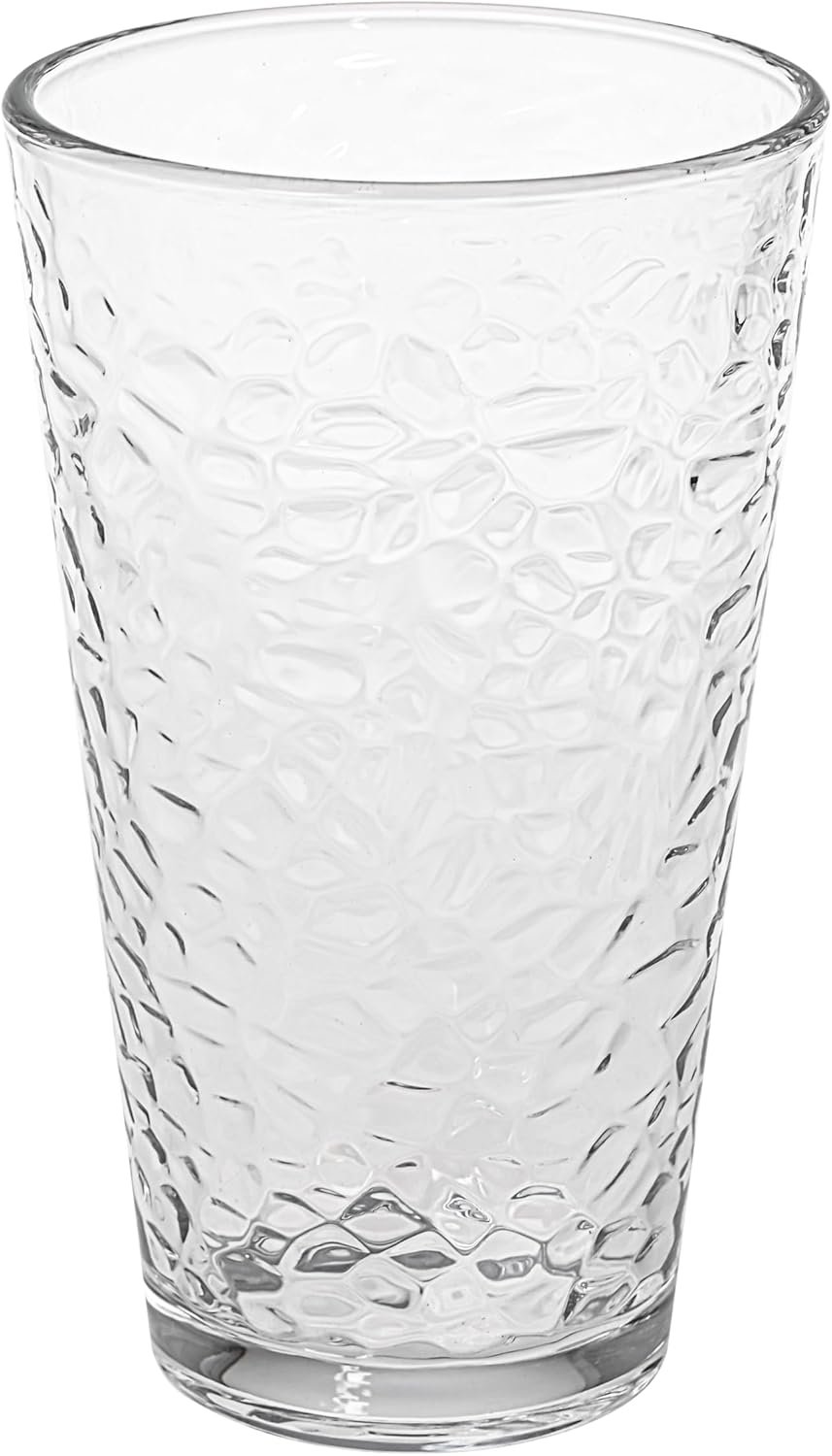 16oz Hammered Drinking Glass Cup