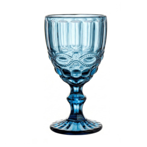 10oz Vintage Goblet with Embossed Pattern
