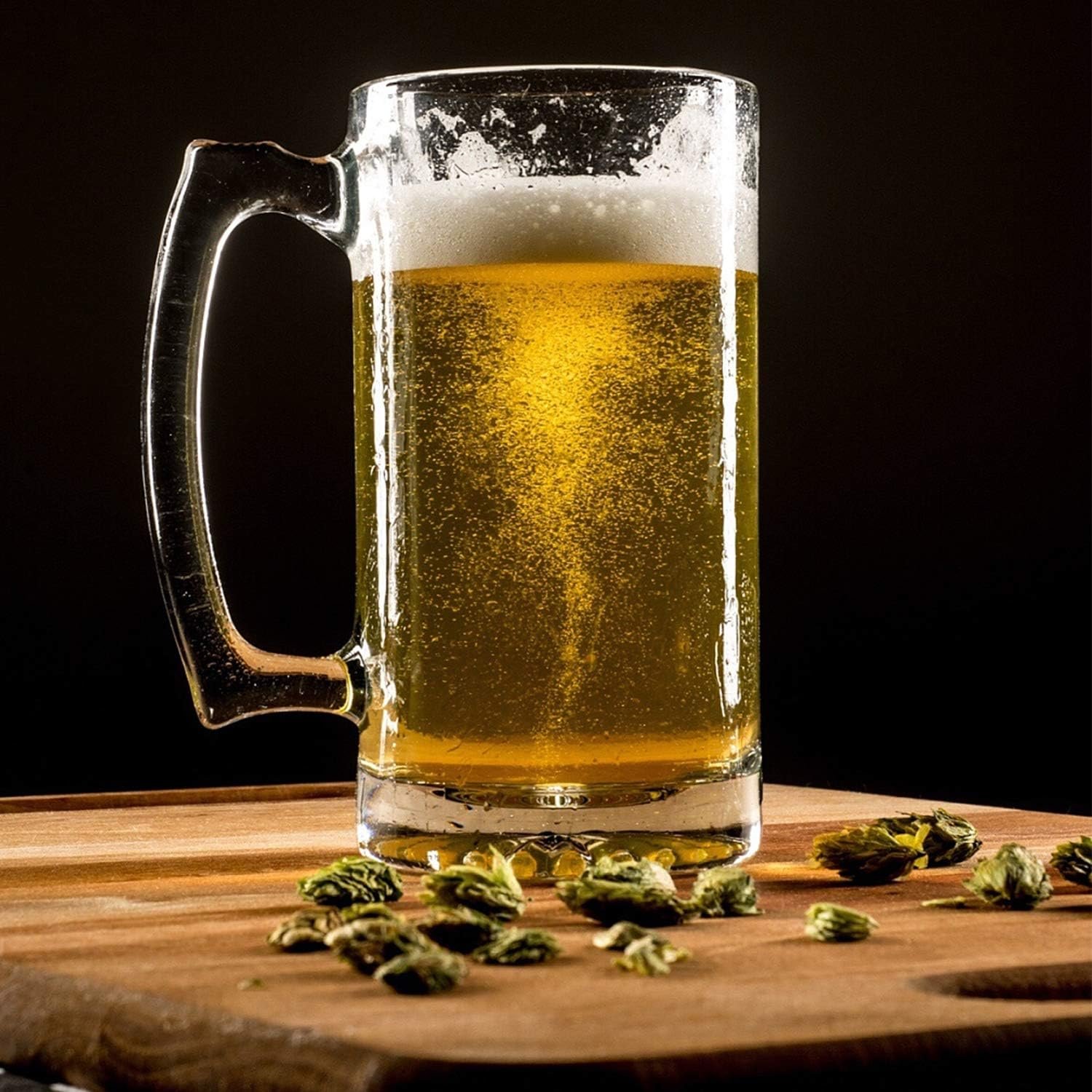 500ml Beer Drinking Glass with Traditional Stein For Bar, Alcohol or Beverages - Image 4