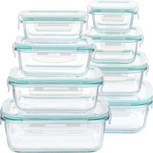 Glass Food Storage Containers with Airtight Lids