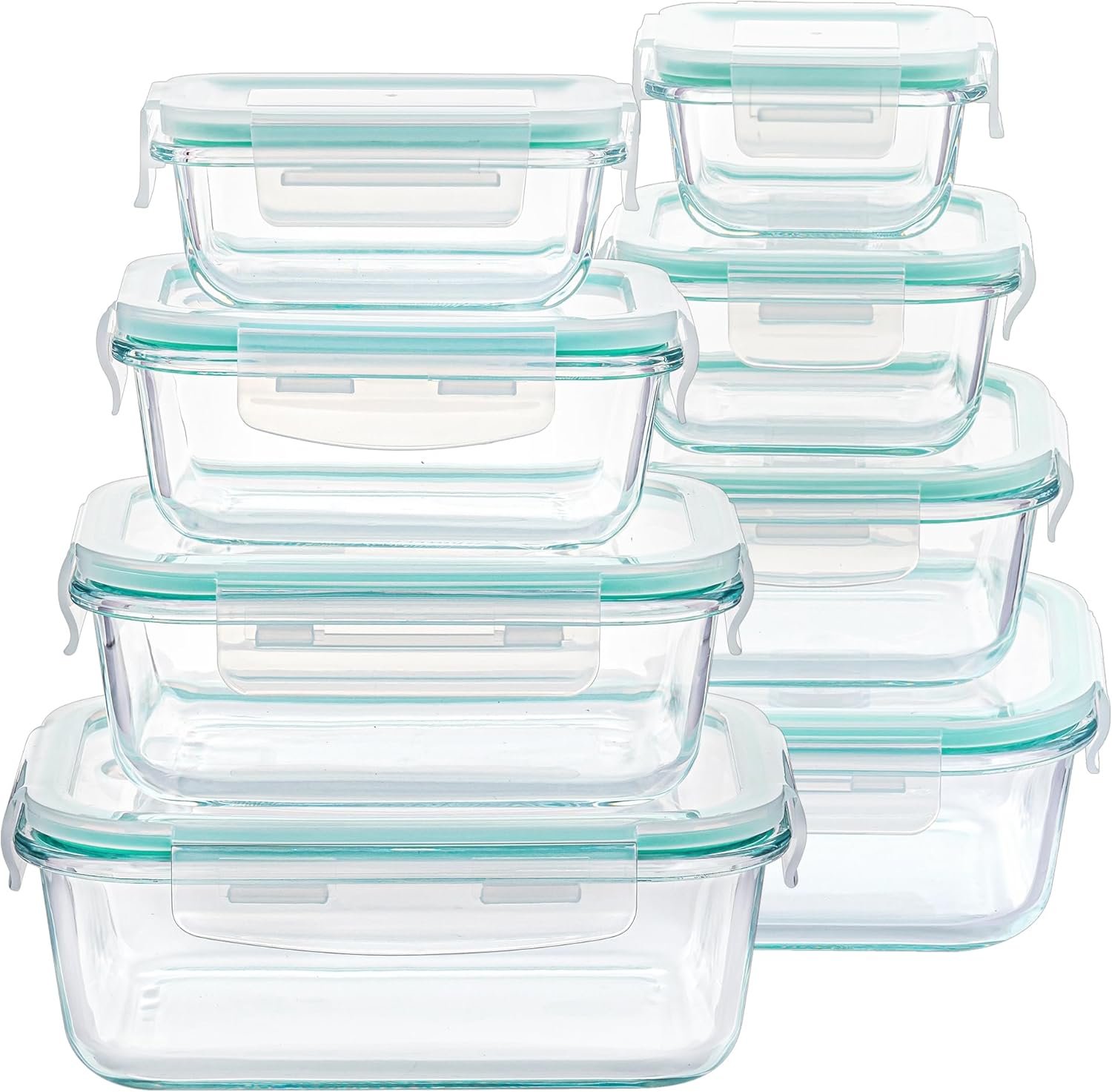 Glass Food Storage Containers with Airtight Lids