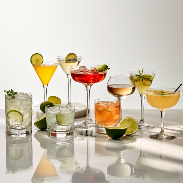 Bar & cocktail glasses
