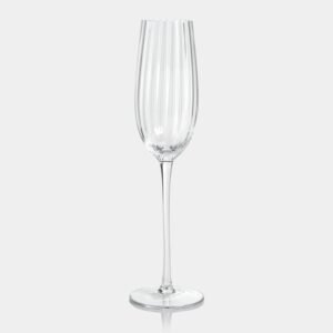 9oz Ribbed Champagne Flute
