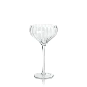 12.5oz Ribbed Coupe Cocktail Glass