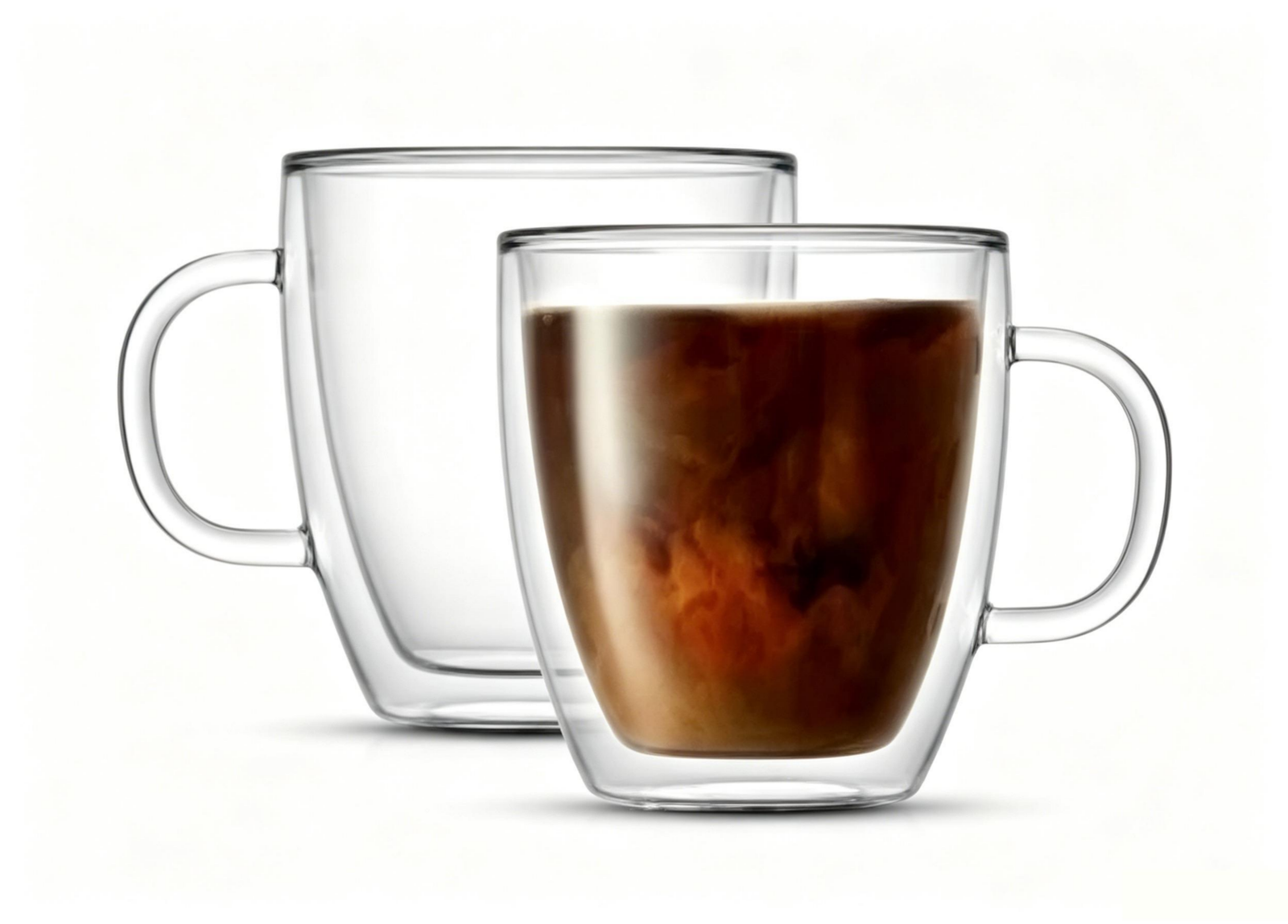 13.5oz Double Wall Insulated Glasses - Coffee Mug