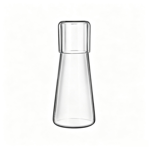Clear Bedside Water Carafe Set with Tumbler