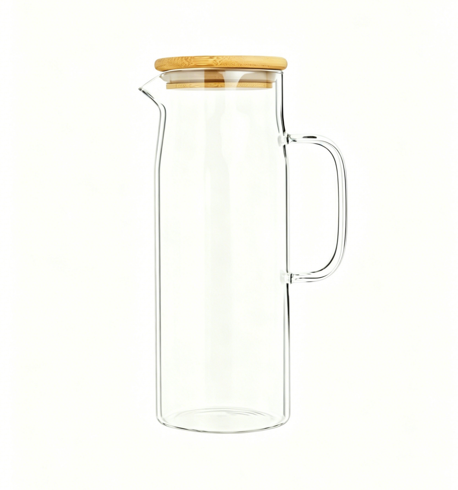 Glass Carafe with bamboo lid, 1.2L
